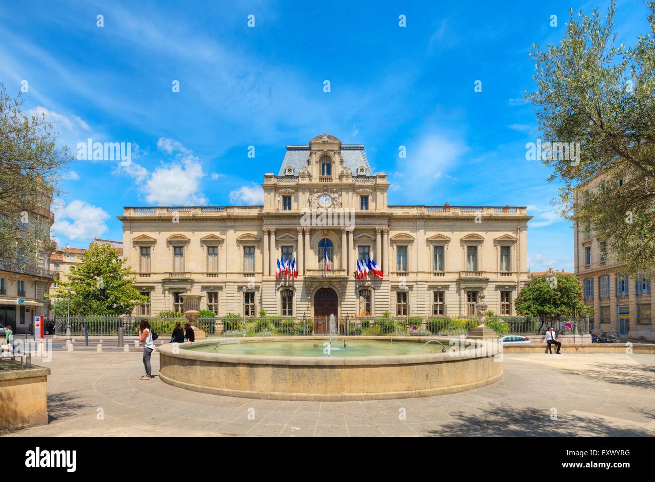 Präfektur, Montpellier, Languedoc-Roussillon, Frankreich, Europa Stockfoto