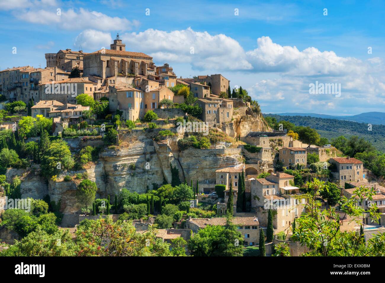 Gordes, Vaucluse, Provence - Alpes-Cote d Azur, Frankreich, Europa Stockfoto