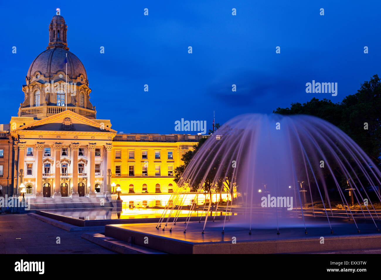 Alberta Legislative Building Stockfoto