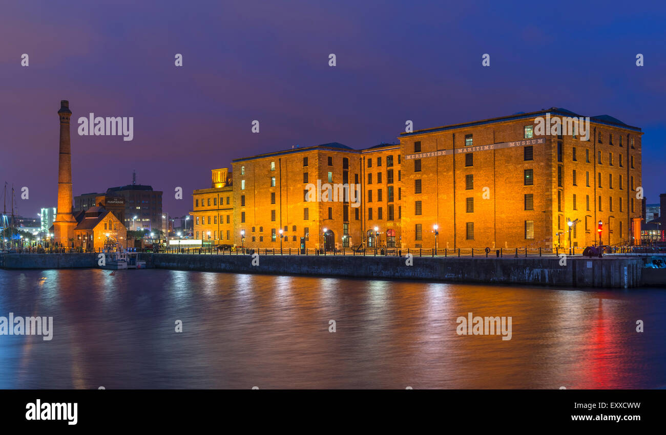 Merseyside Maritime Museum, am Albert Dock, Liverpool, England, UK Stockfoto