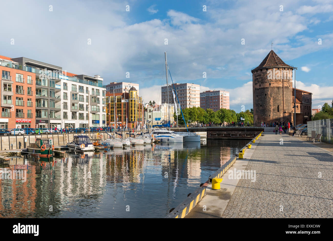 Die Marina in Danzig, Polen, Europa Stockfoto