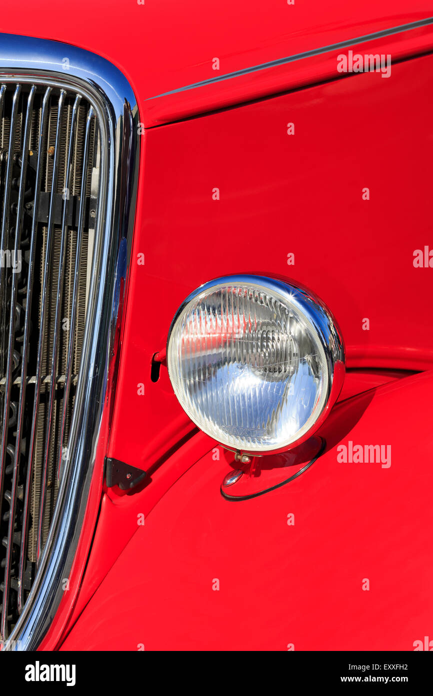 1934 ford 2 türige Limousine (Tudor), jährliche Rod Run, Temecula, Kalifornien, USA Stockfoto