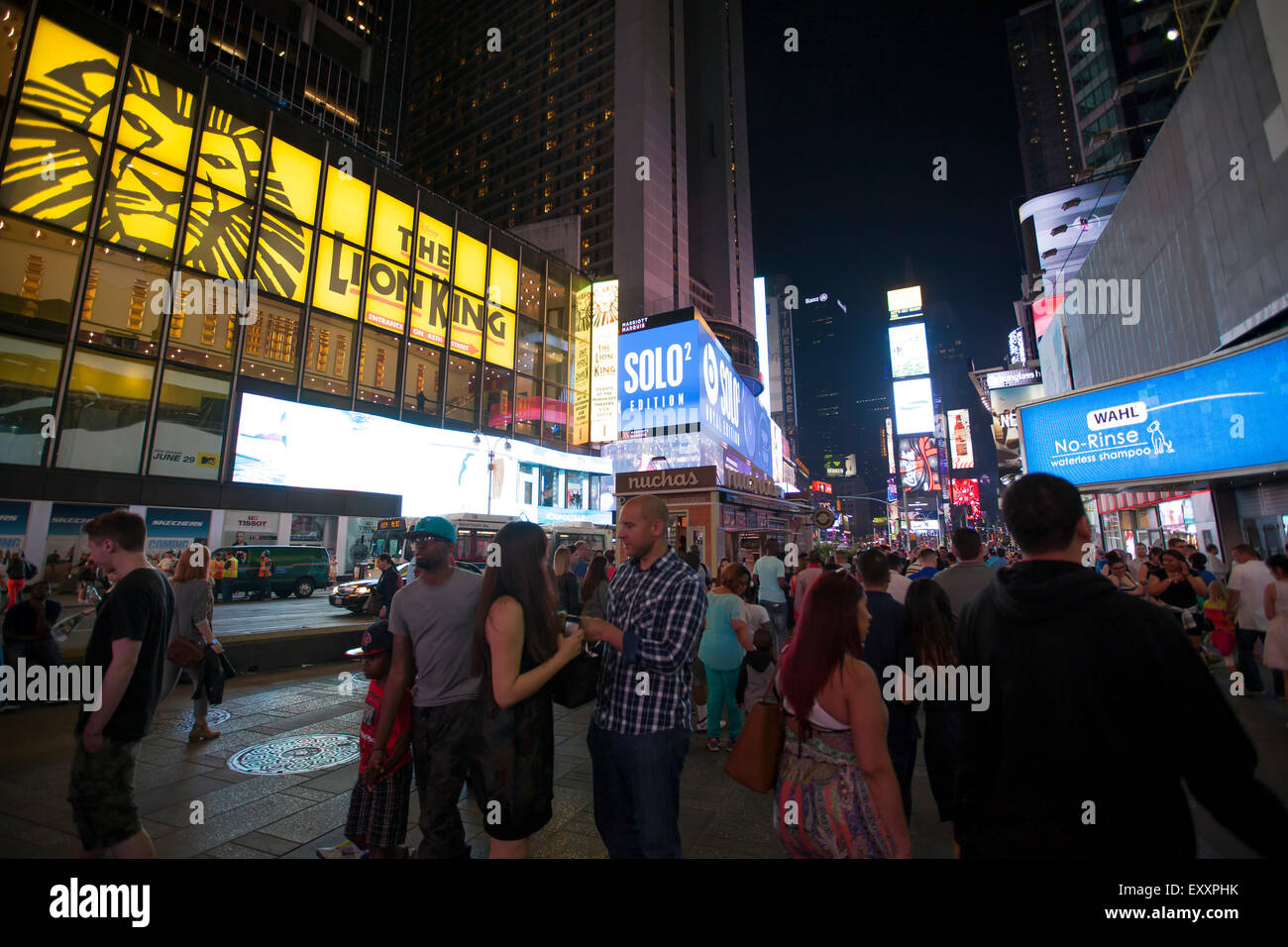 Times Square in New York City Stockfoto Times Square in New York City Stockfoto