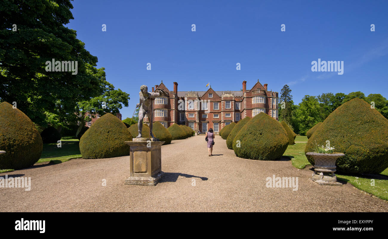 Burton Agnes Hall garden Stockfoto