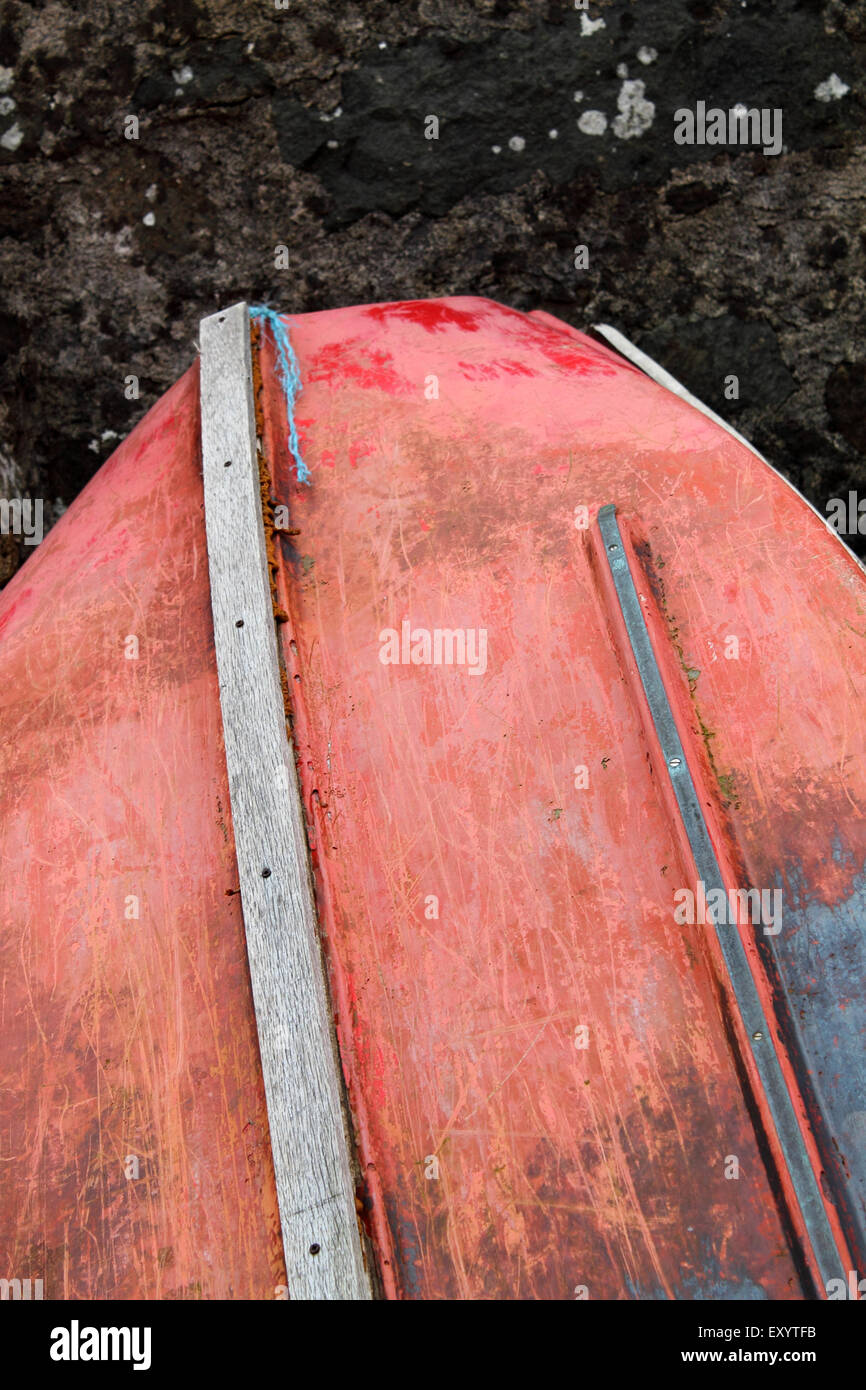 Boot-Detail, Unterstadt, Fishguard, Pembrokeshire, Westwales. UK Stockfoto