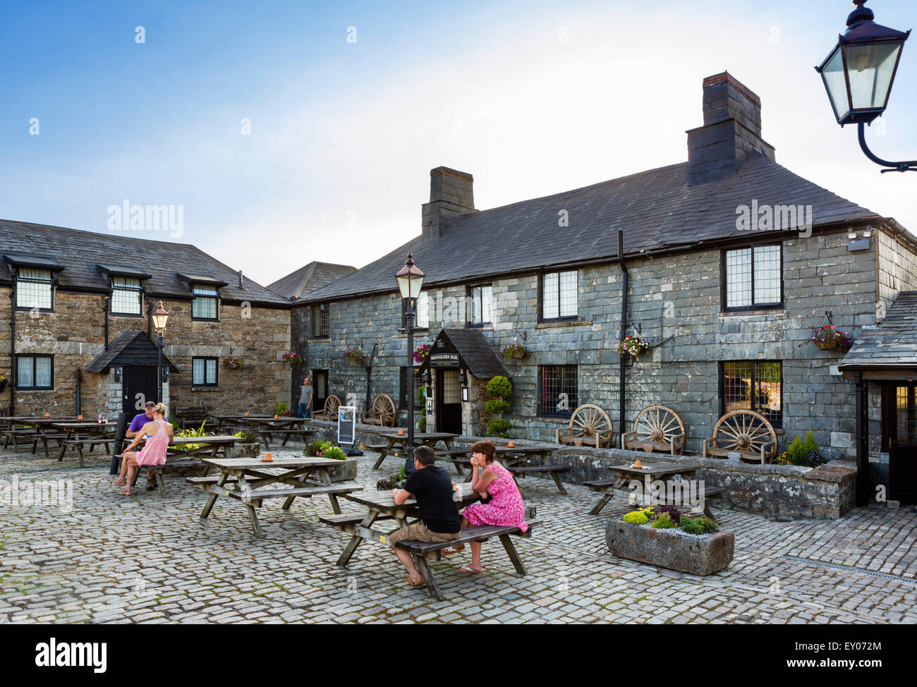 Jamaica Inn, berühmt geworden durch den Roman von Daphne du Maurier, Bolventor, Bodmin Moor, Cornwall, England, UK Stockfoto