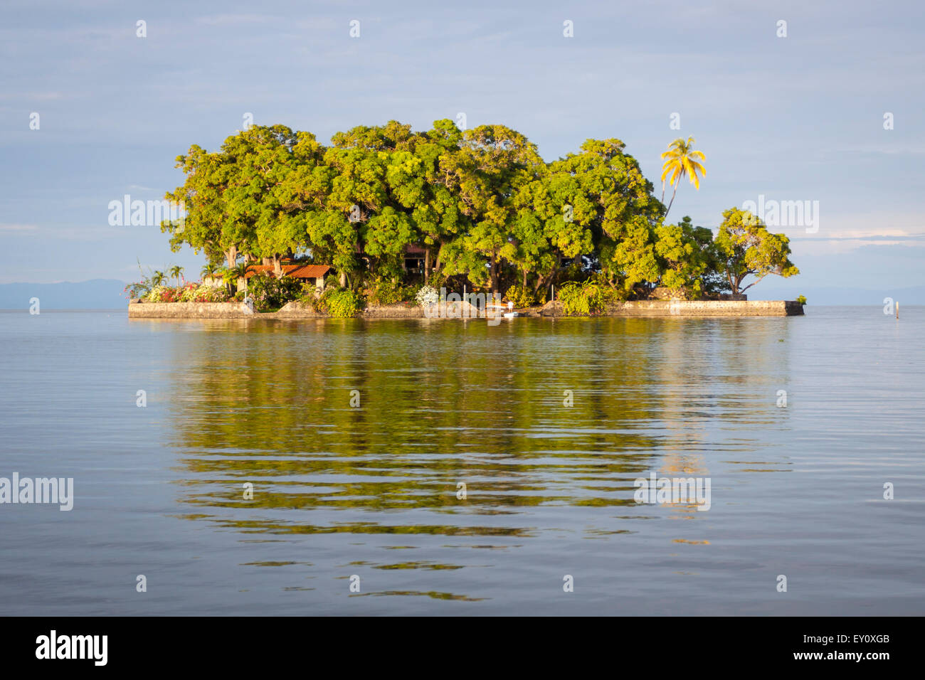 Bewohnte Insel Inseln von Granada, Nicaragua Stockfoto