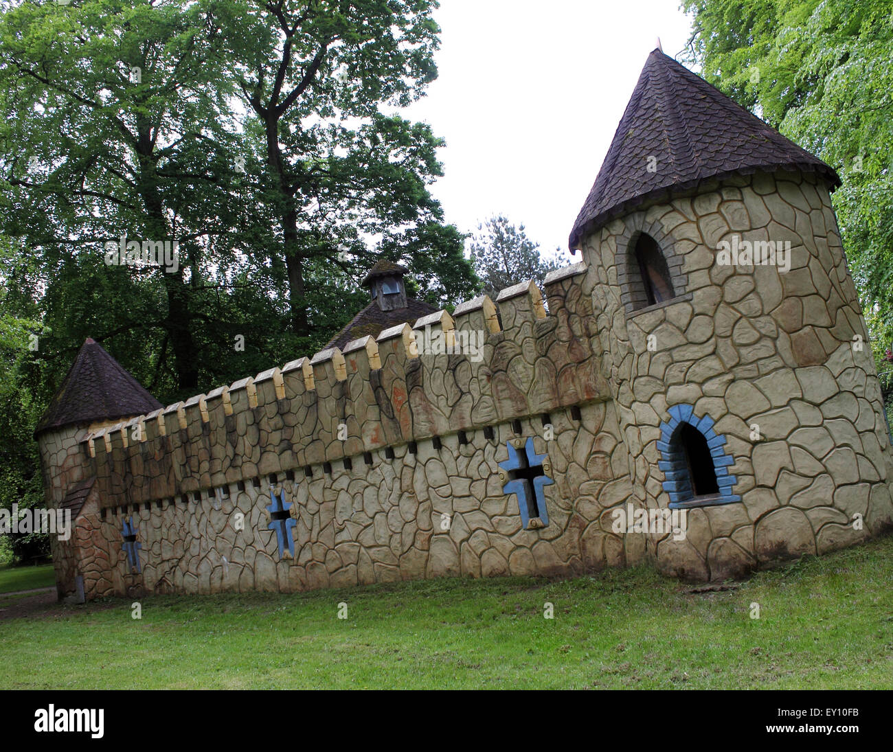 Spielen Sie Schloss im Märchenland, Margam Country Park, Port Talbot, South Wales. UK Stockfoto