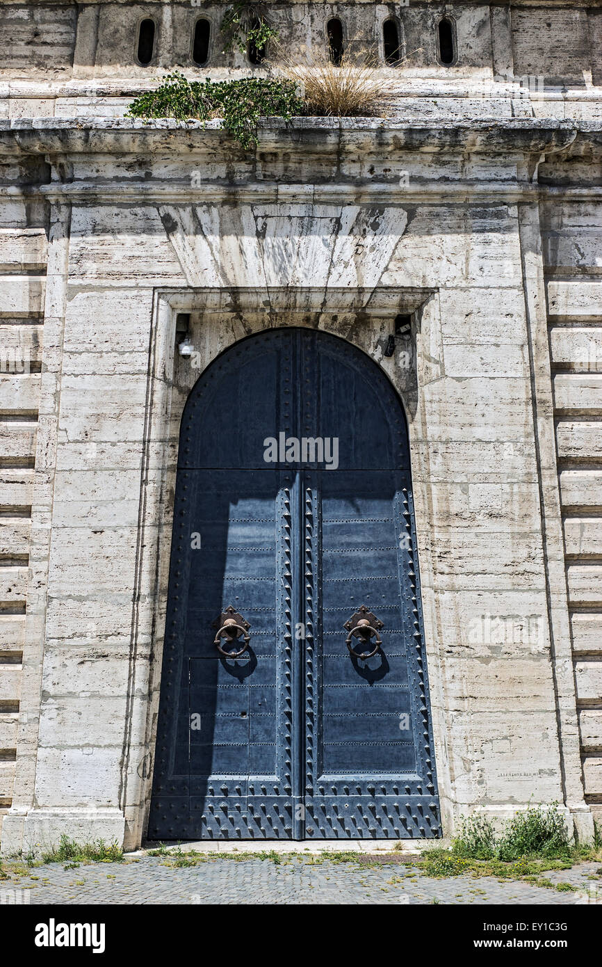Gates im Schloss - Castel Sant'Angelo, Roma, Italien Stockfoto