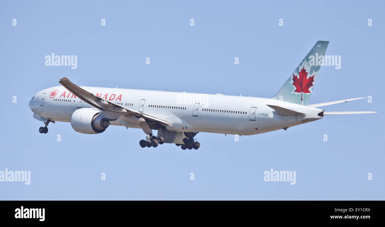 Air Canada Boeing 777 C-FRAM vom Flughafen London-Heathrow LHR Stockfoto