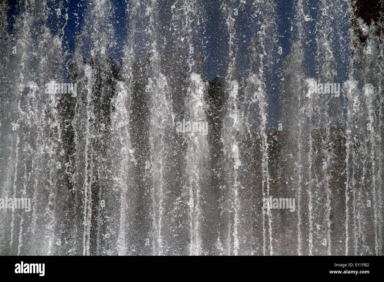 Wasser-Brunnen-Streusel Stockfoto