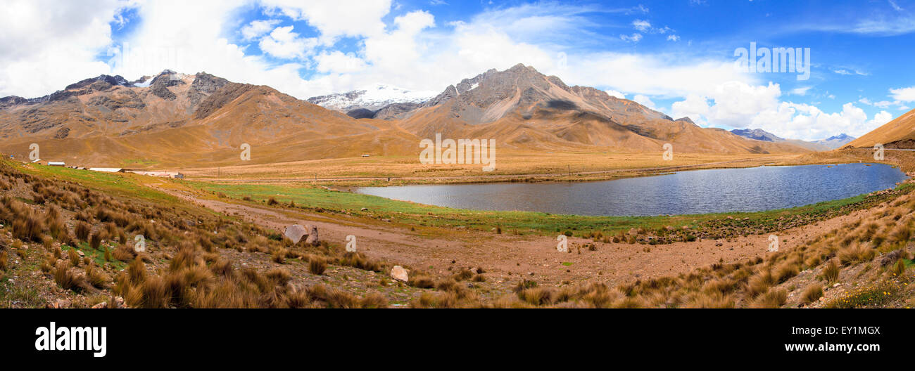 Abra la Raya, Ansichten aus den Anden Peru Südamerika, Cuzco, Peru Stockfoto