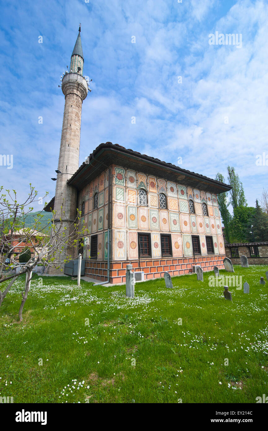 Bemalte Moschee Sarana Dzamija, Tetovo, Mazedonien Stockfoto
