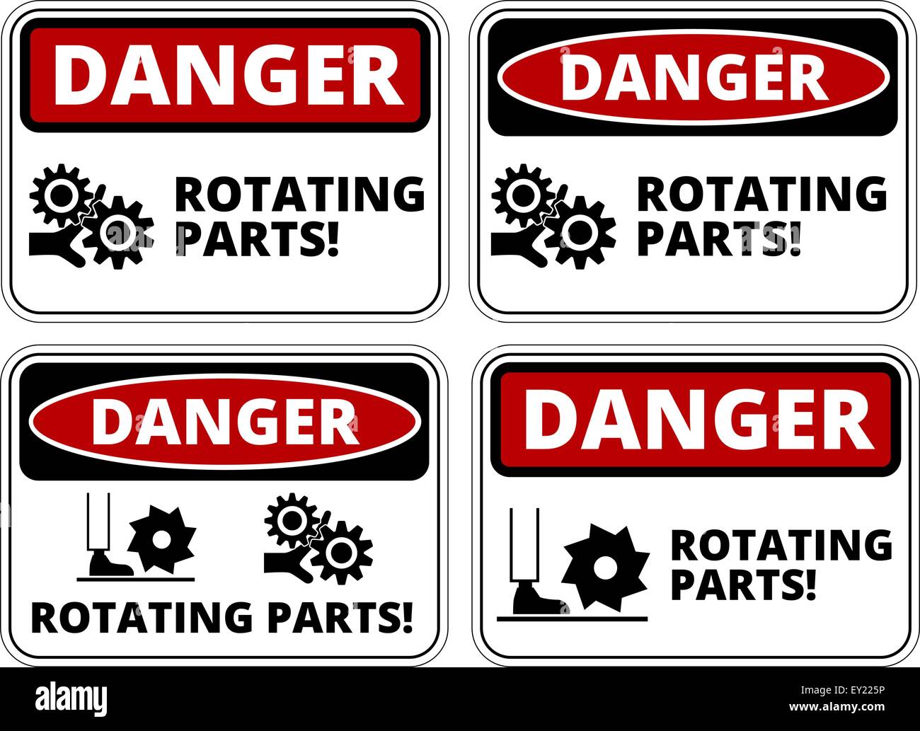 Warnschild Stock Vektor