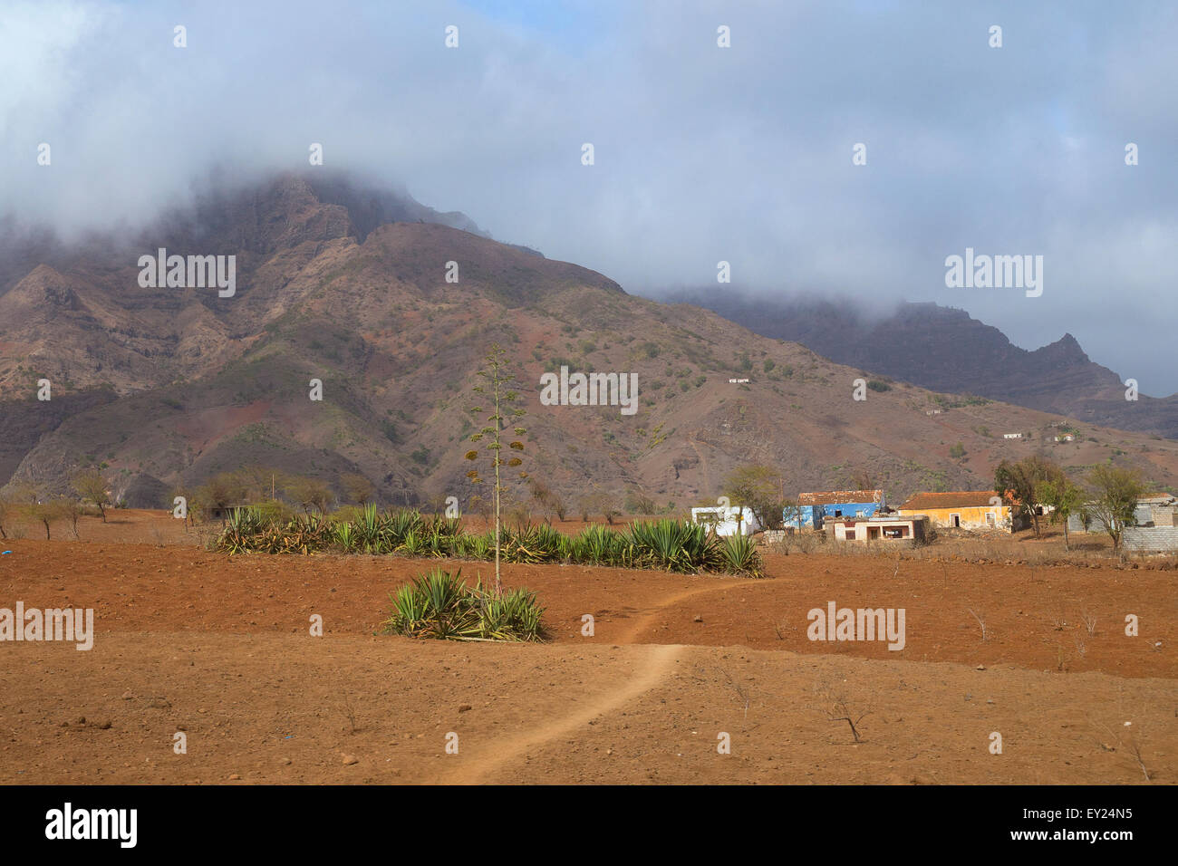 Dorf, Santiago, Kapverden Stockfoto