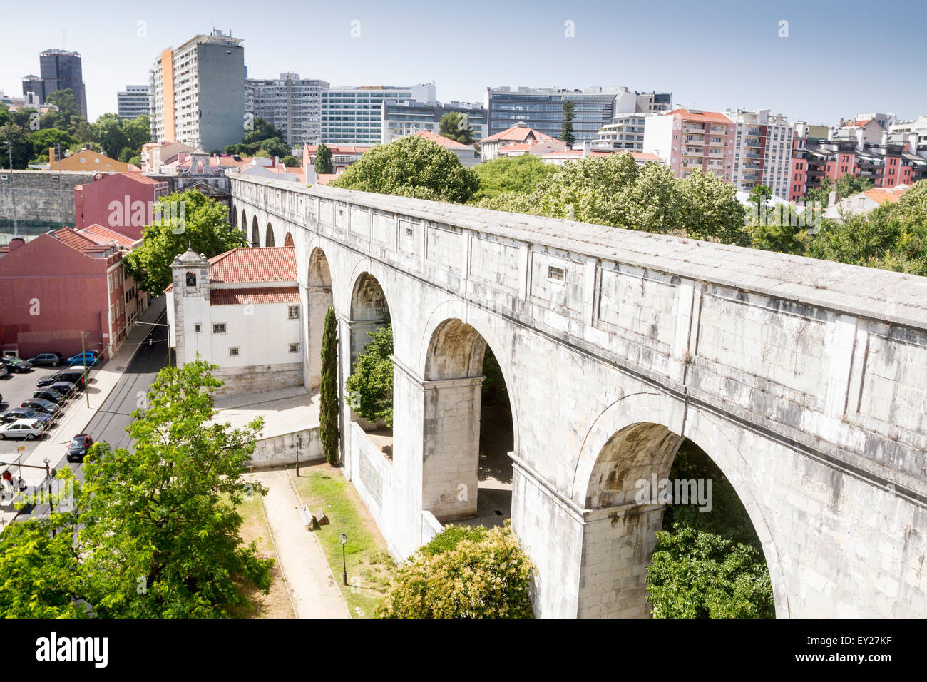Mãe d'Água Das Amoreiras, Lissabon, Portugal Stockfoto