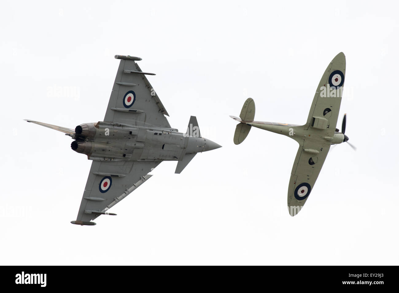 Eurofighter Typhoon-Anzeige Stockfoto