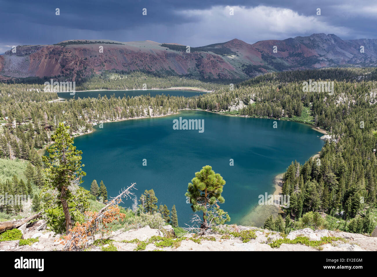 Mammoth Lakes im Bereich von Kalifornien Sierra Nevada Berge. Stockfoto