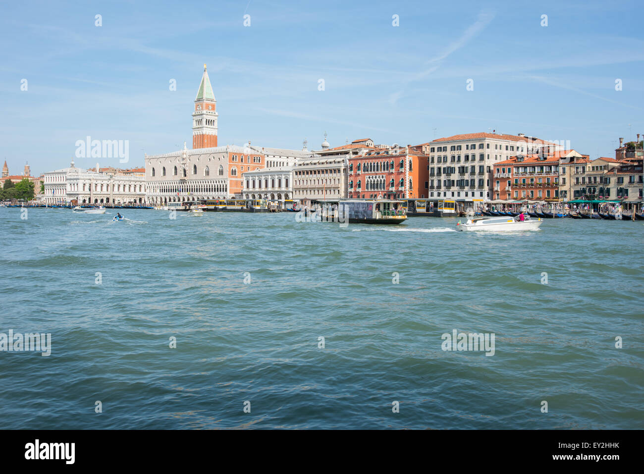 Venedig San Marco, Wasser, Venezia, canal Blick auf San Marco17th Mai 2015 Italien Stockfoto