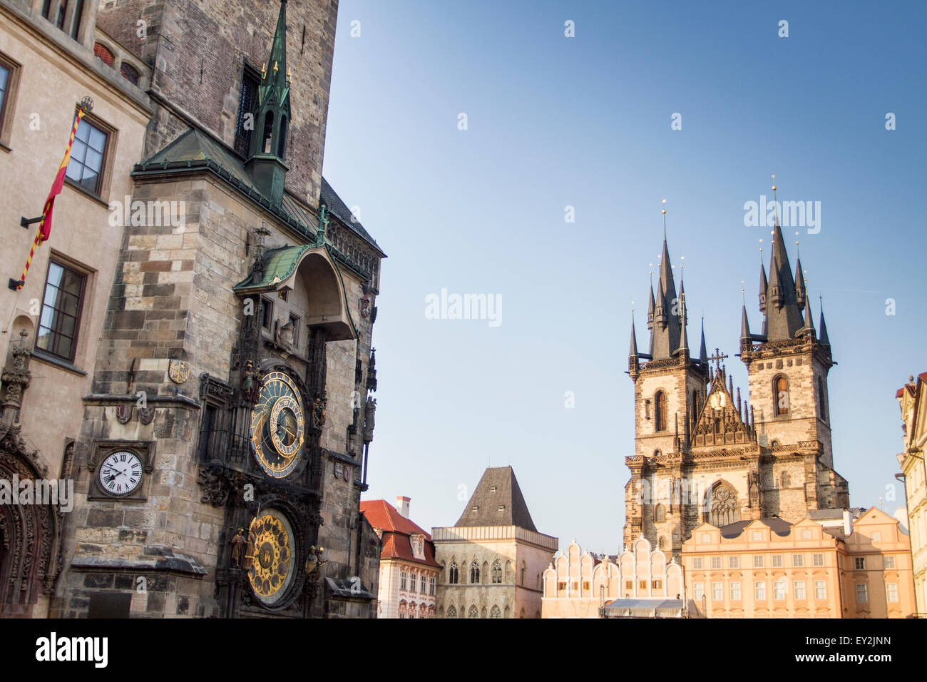 Altstädter Ring, Prag, Tschechische Republik Stockfoto