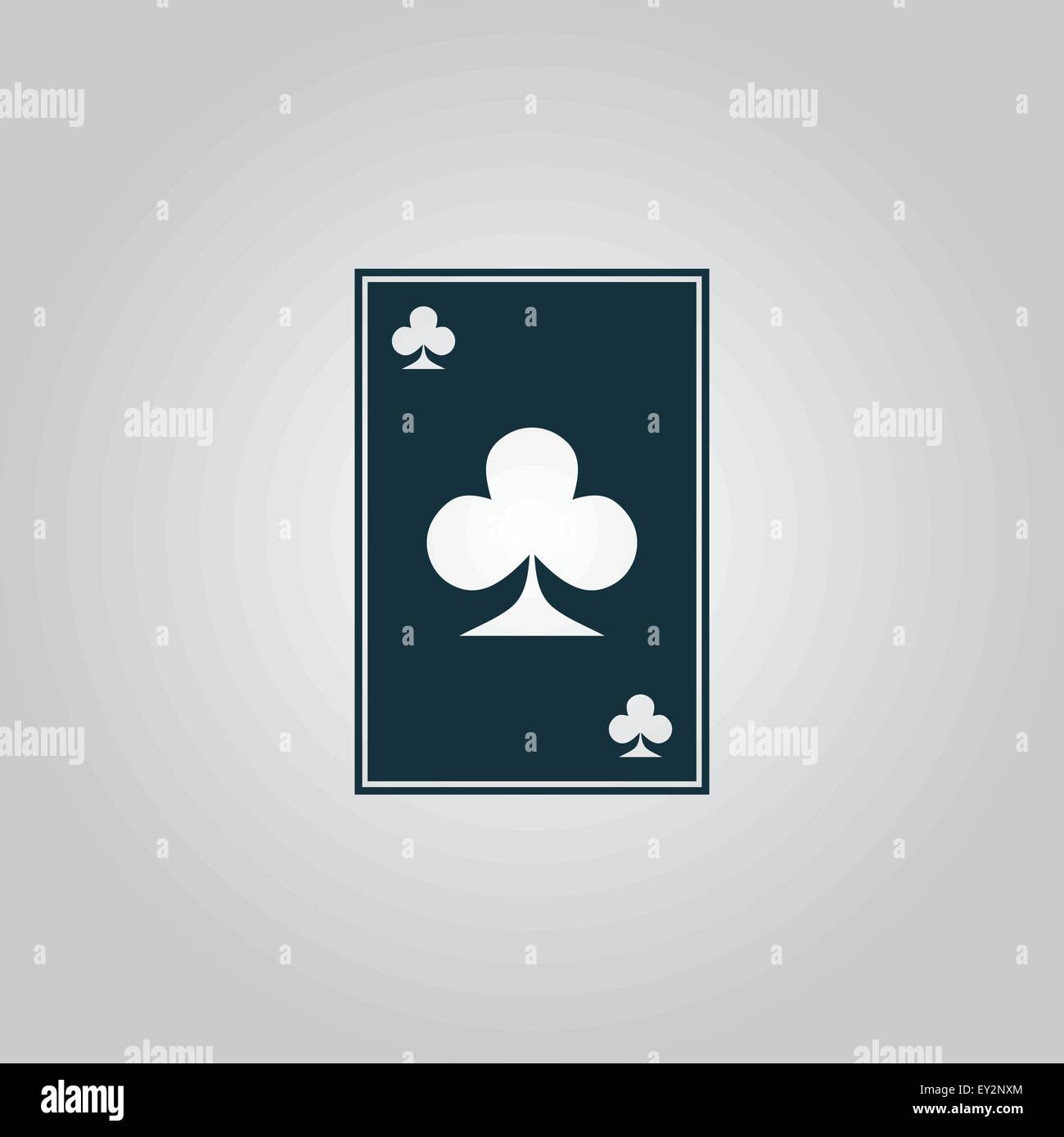 Vereine-Card-Symbol Stock Vektor