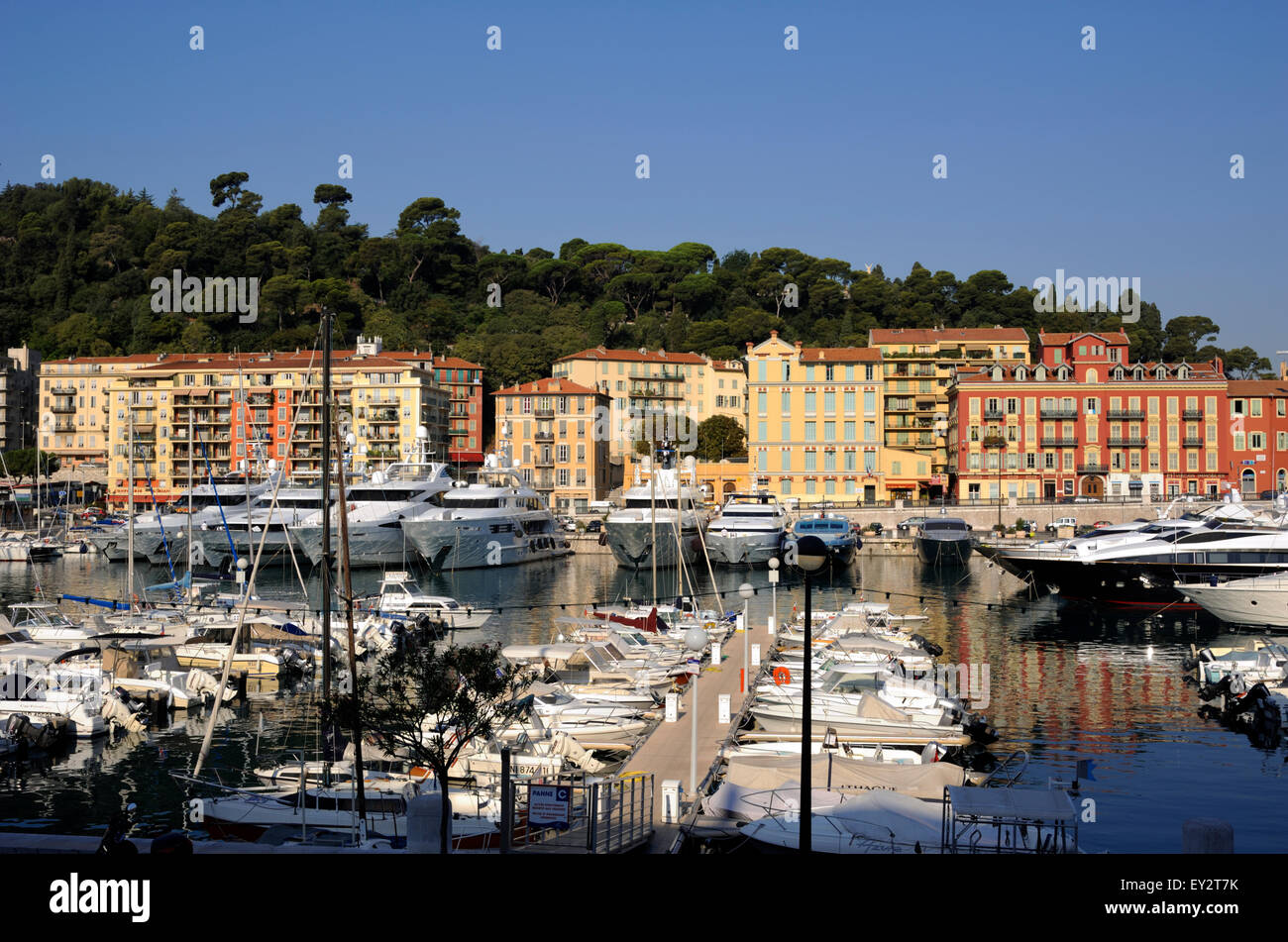 Frankreich, Nizza, Hafen Stockfoto