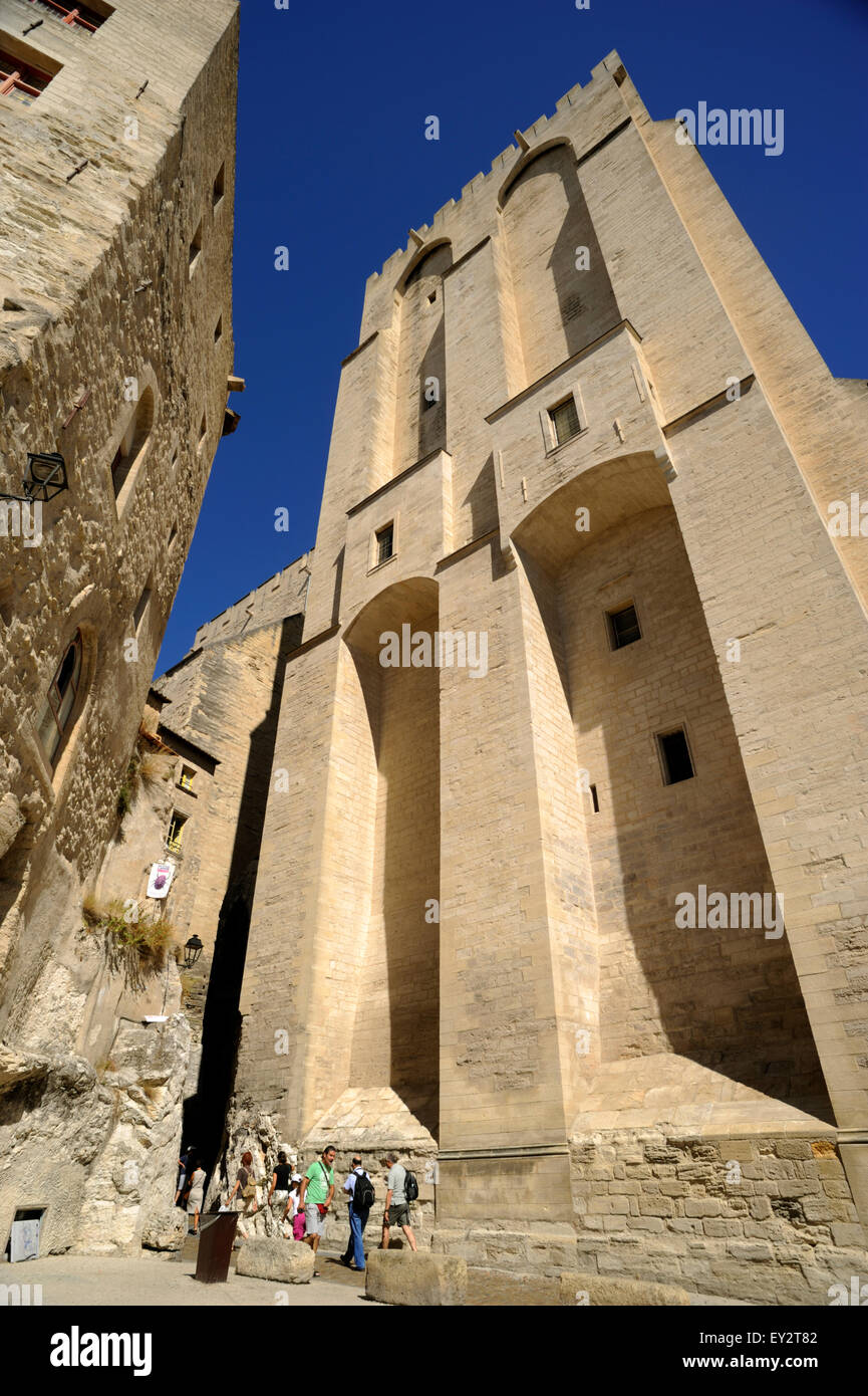 Frankreich, Provence, Avignon, Papstpalast Stockfoto