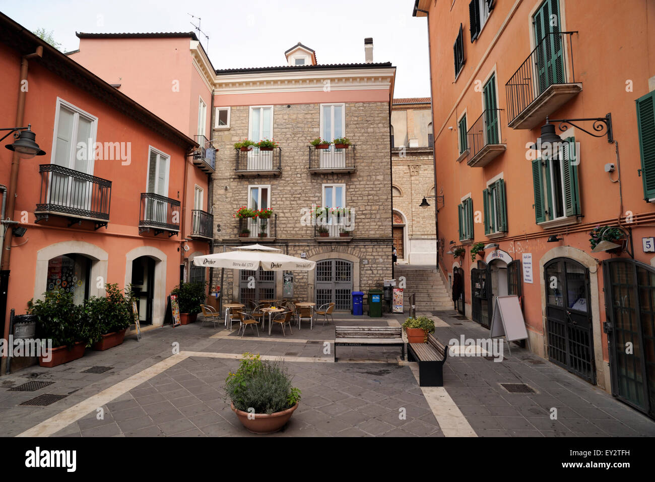 Italien, Basilicata, Potenza, historisches Zentrum, Piazza Duca della Verdura Stockfoto