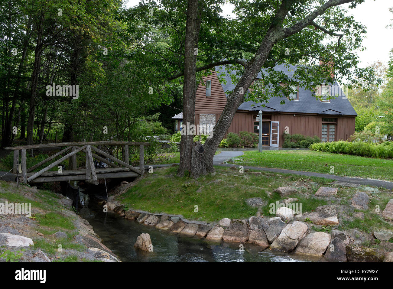 Naturzentrum, Acadia National Park, Maine, Vereinigte Staaten von Amerika Stockfoto