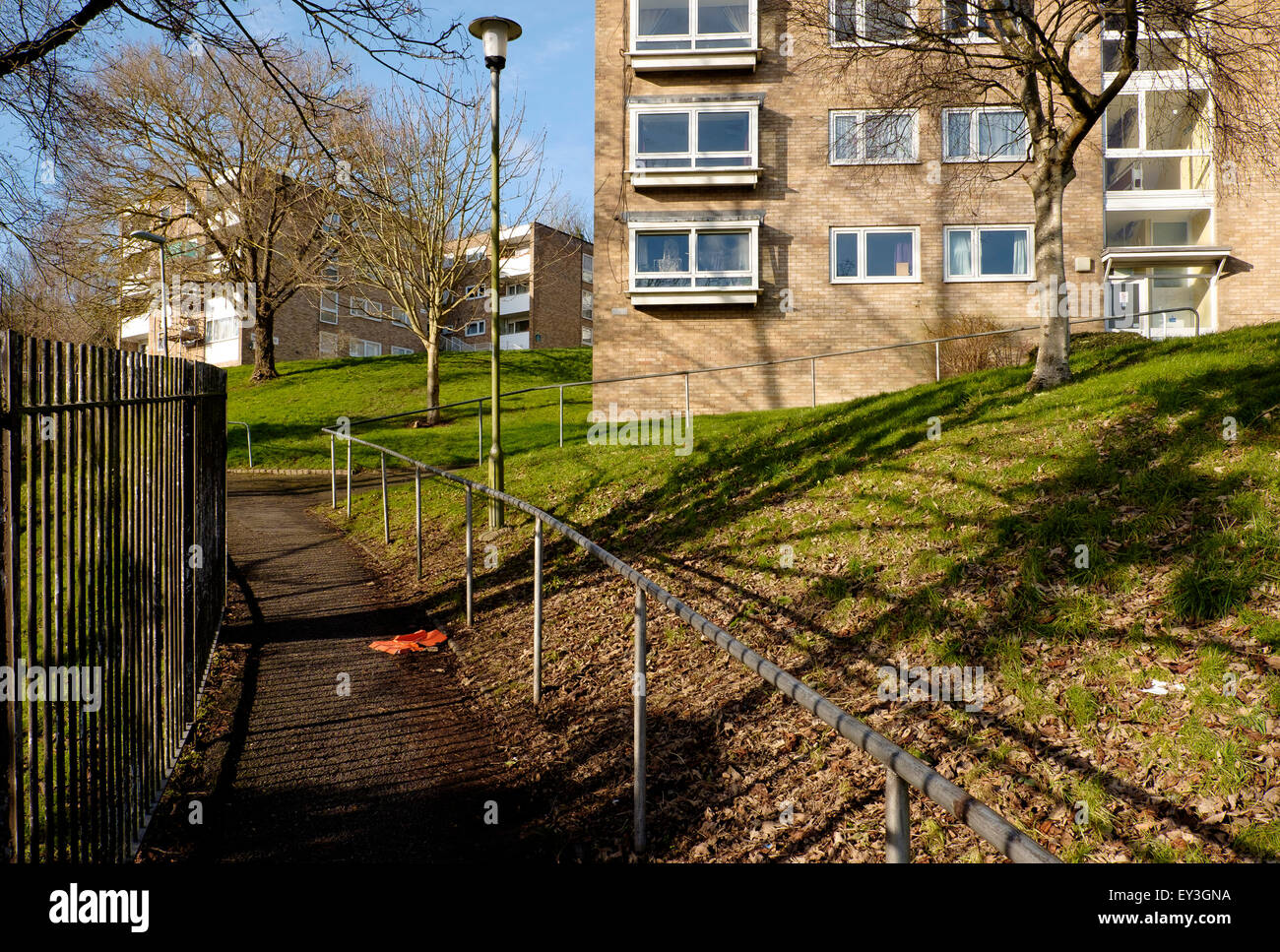 Bates Estate, einer lokalen Behörde Wohnsiedlung am Moulsecoomb, Brighton Stockfoto