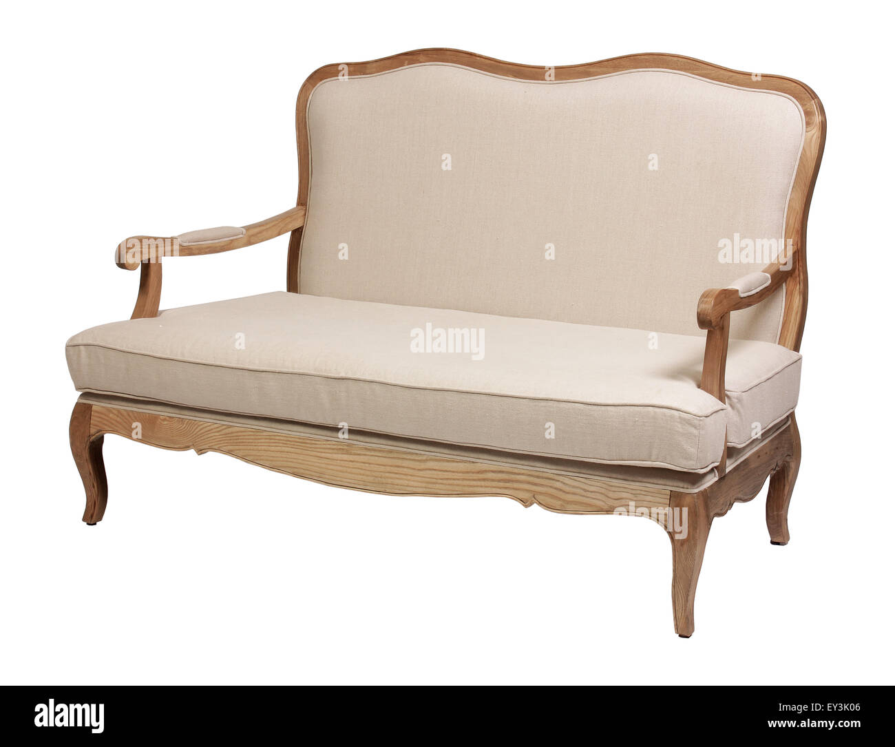 Französisches provinzielles Sofa Stockfoto