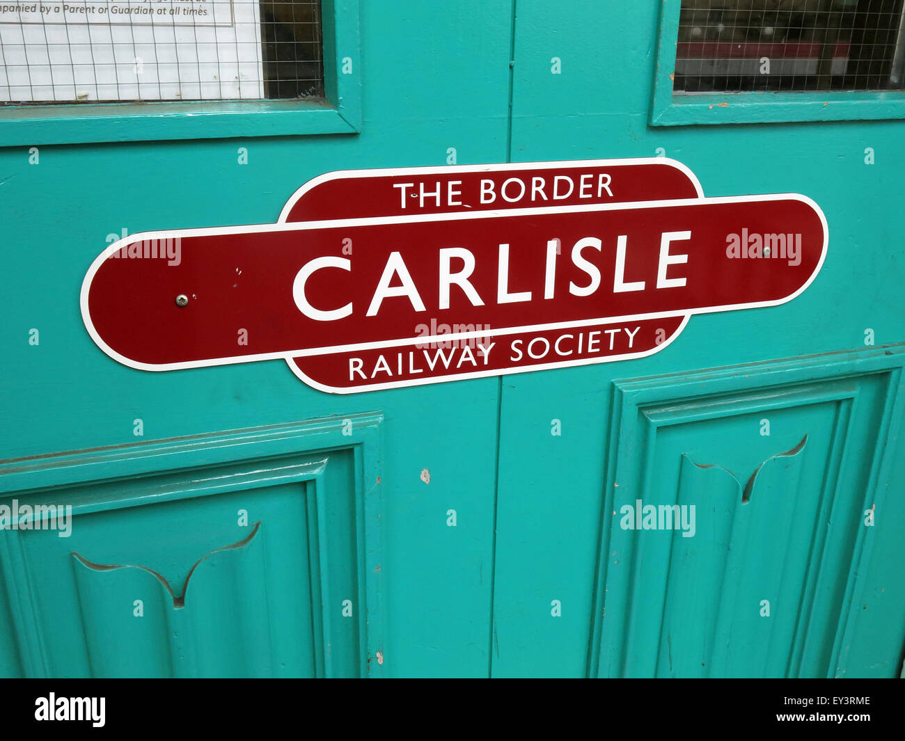Die Grenze Eisenbahn Gesellschaft, Carlisle, Cumbria, England, UK Stockfoto