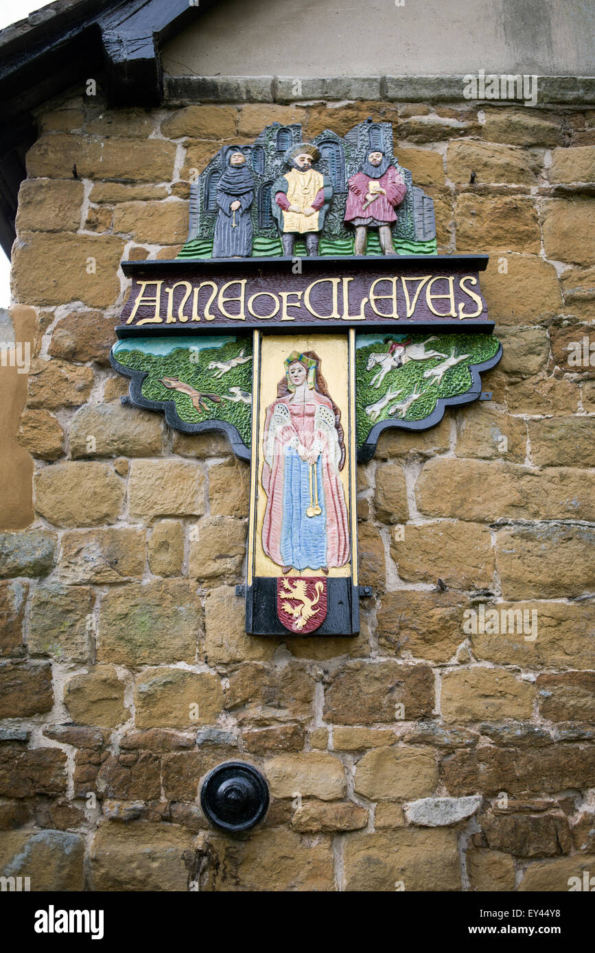 Anne von Cleves Melton Mowbray Leicestershire, UK. Stockfoto