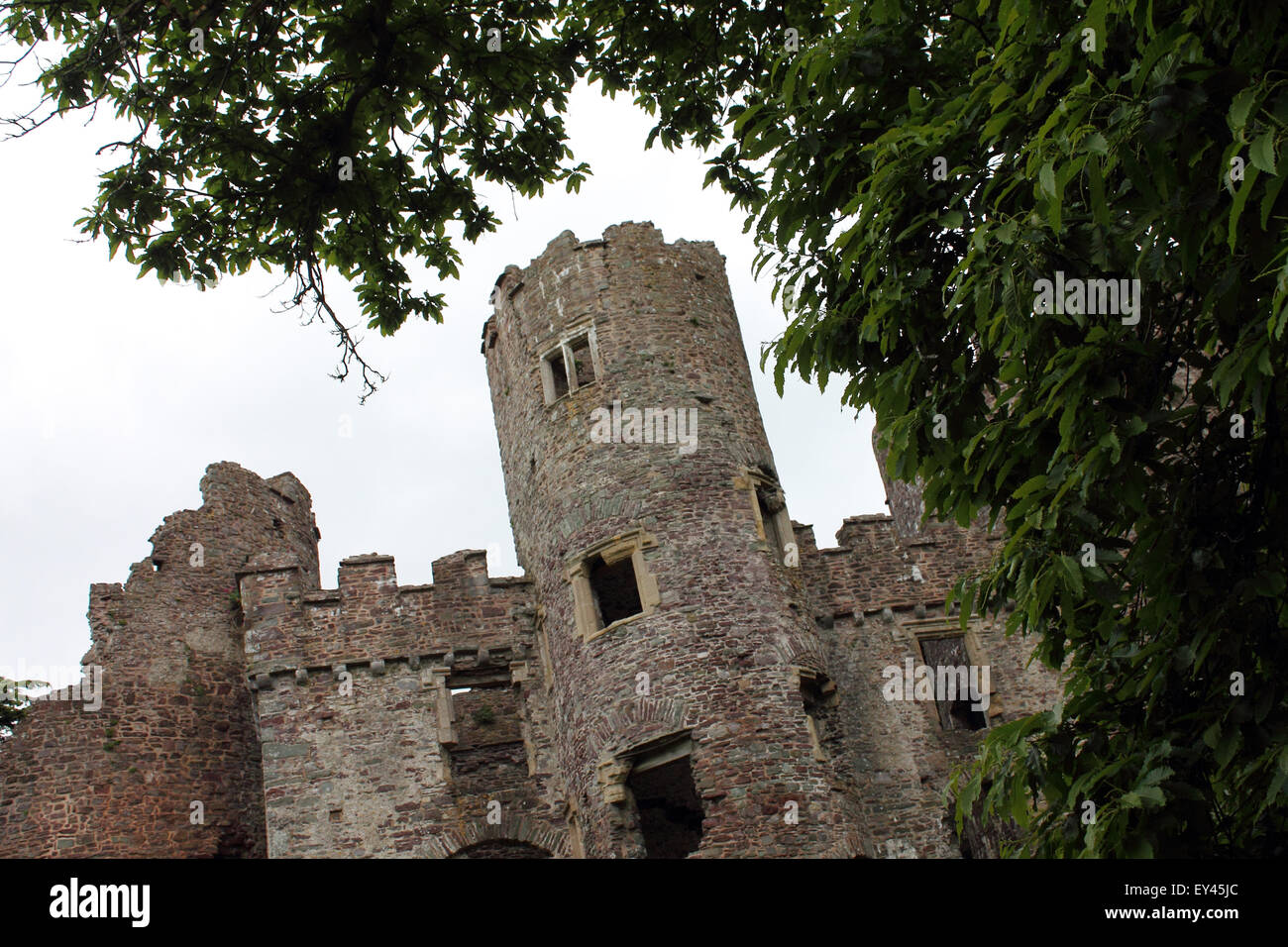 Laugharne Castle, Carmarthenshire, Wales, UK Stockfoto