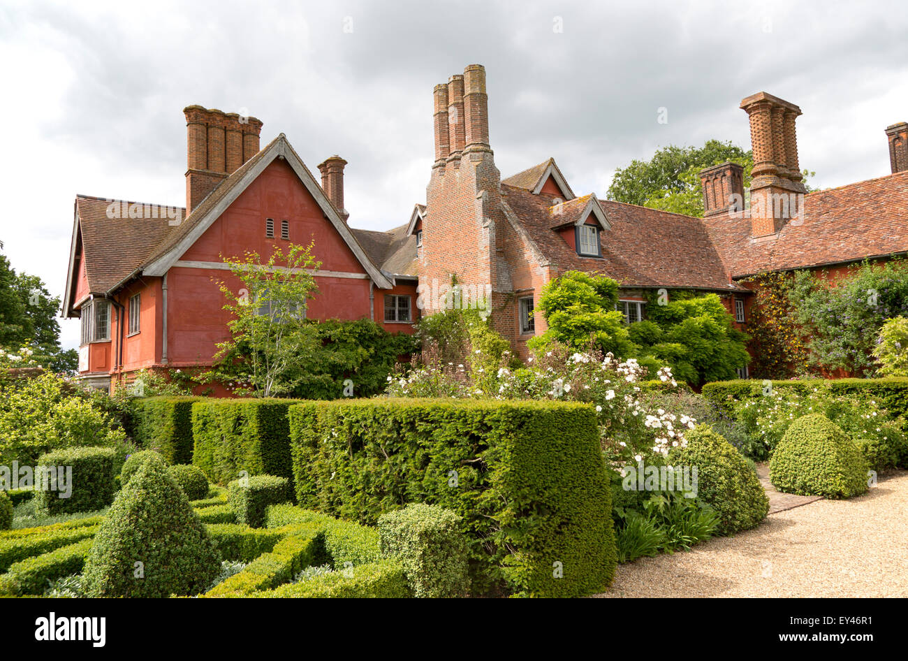 Wyken Hall Haus und Garten, Suffolk, England, UK Stockfoto