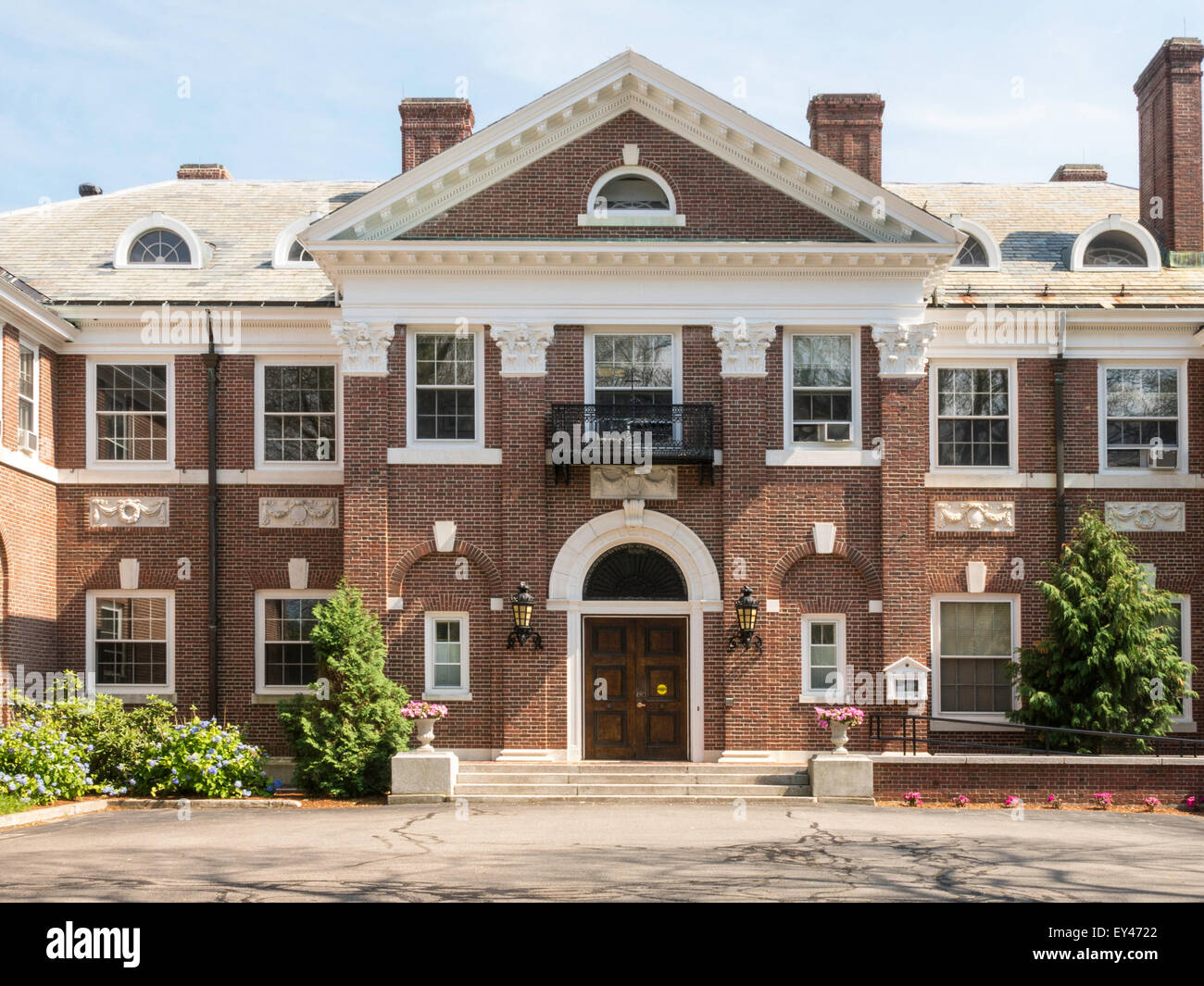 Donahue Hall, Stonehill College Campus, Easton, Ma Stockfoto