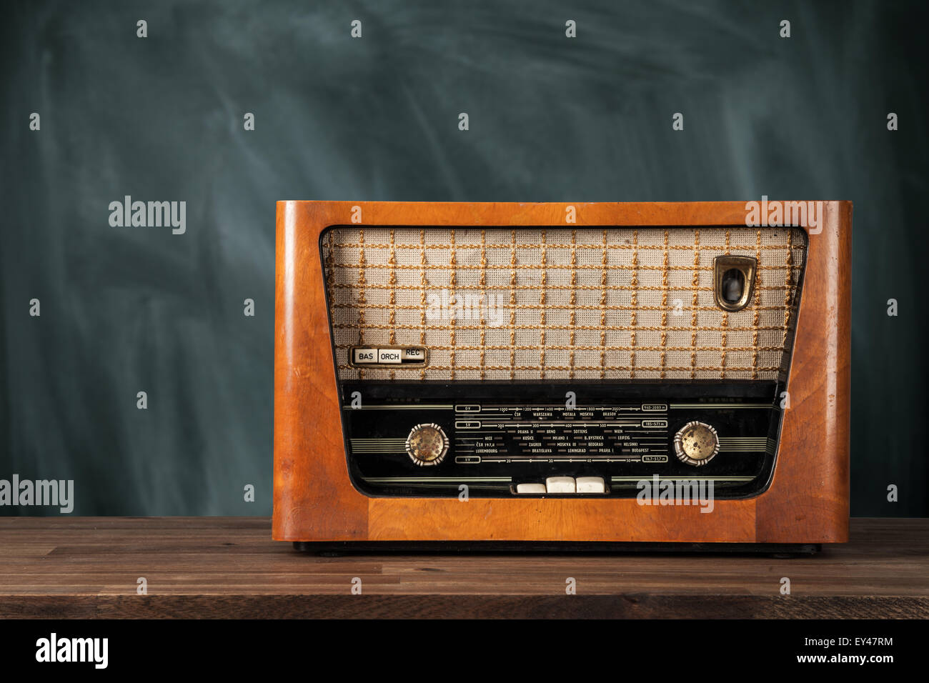 Alten Retro-radio Stockfoto