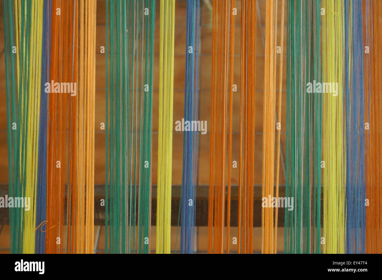 Seide Handarbeit Wolle Nadel Industrietradition Kunst Stockfoto