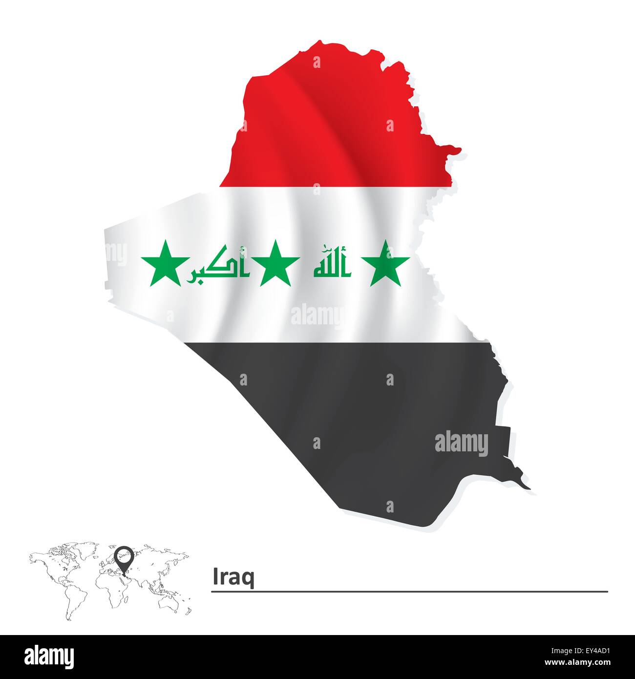 irak-karte-flagge-stock-vektorgrafiken-kaufen-alamy