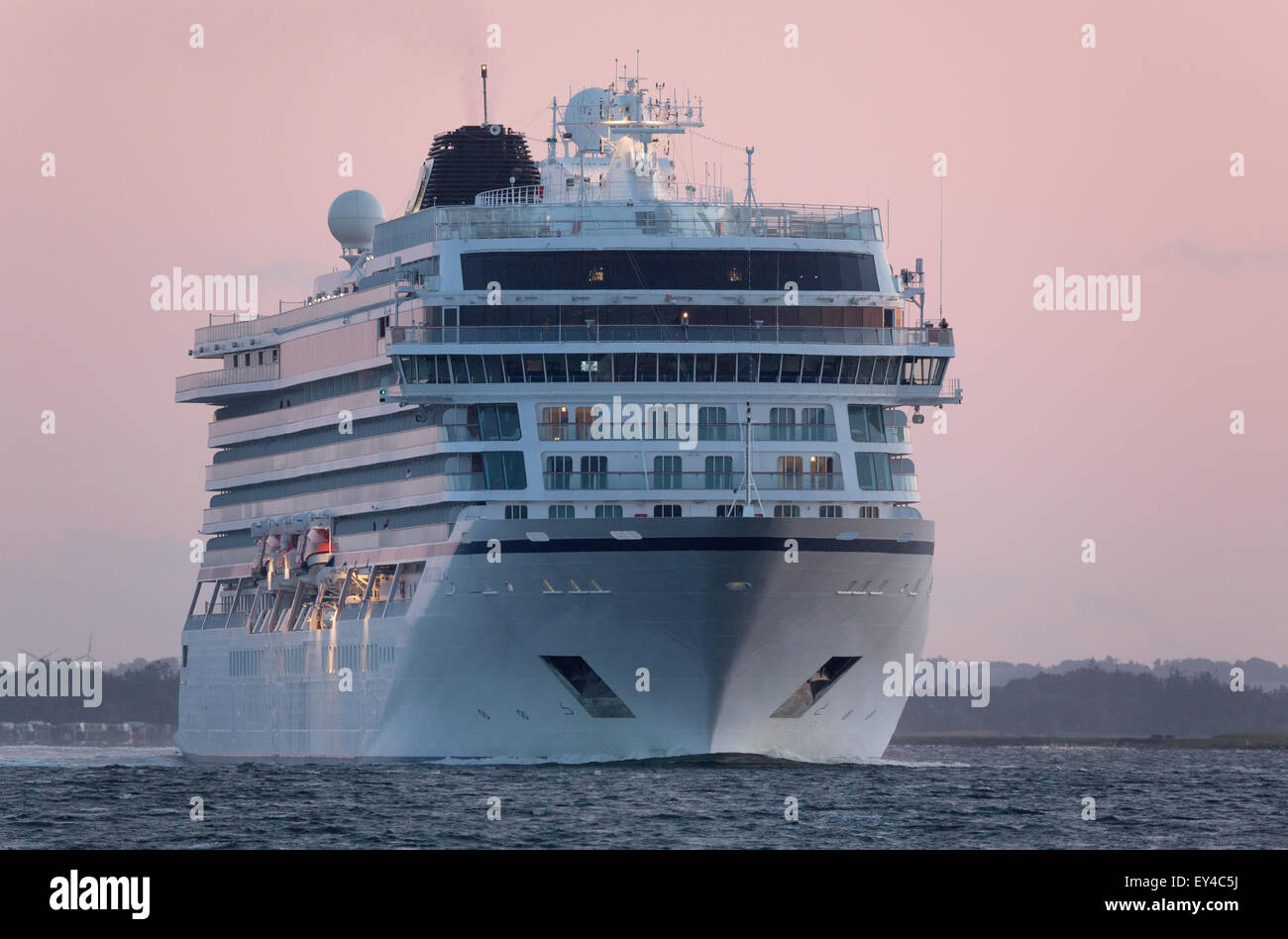 Die Viking Ocean Cruises Schiff Viking Star in den Limfjord, Dänemark. Stockfoto