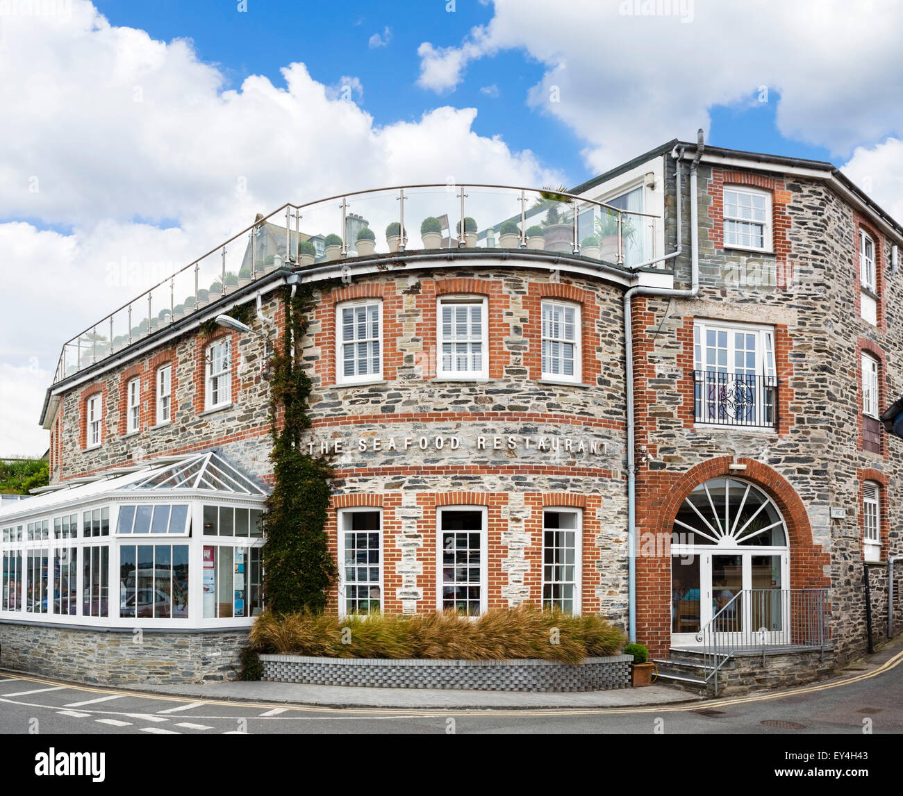Rick Stein Flaggschiff "The Seafood Restaurant", Padstow, Cornwall, England, UK Stockfoto