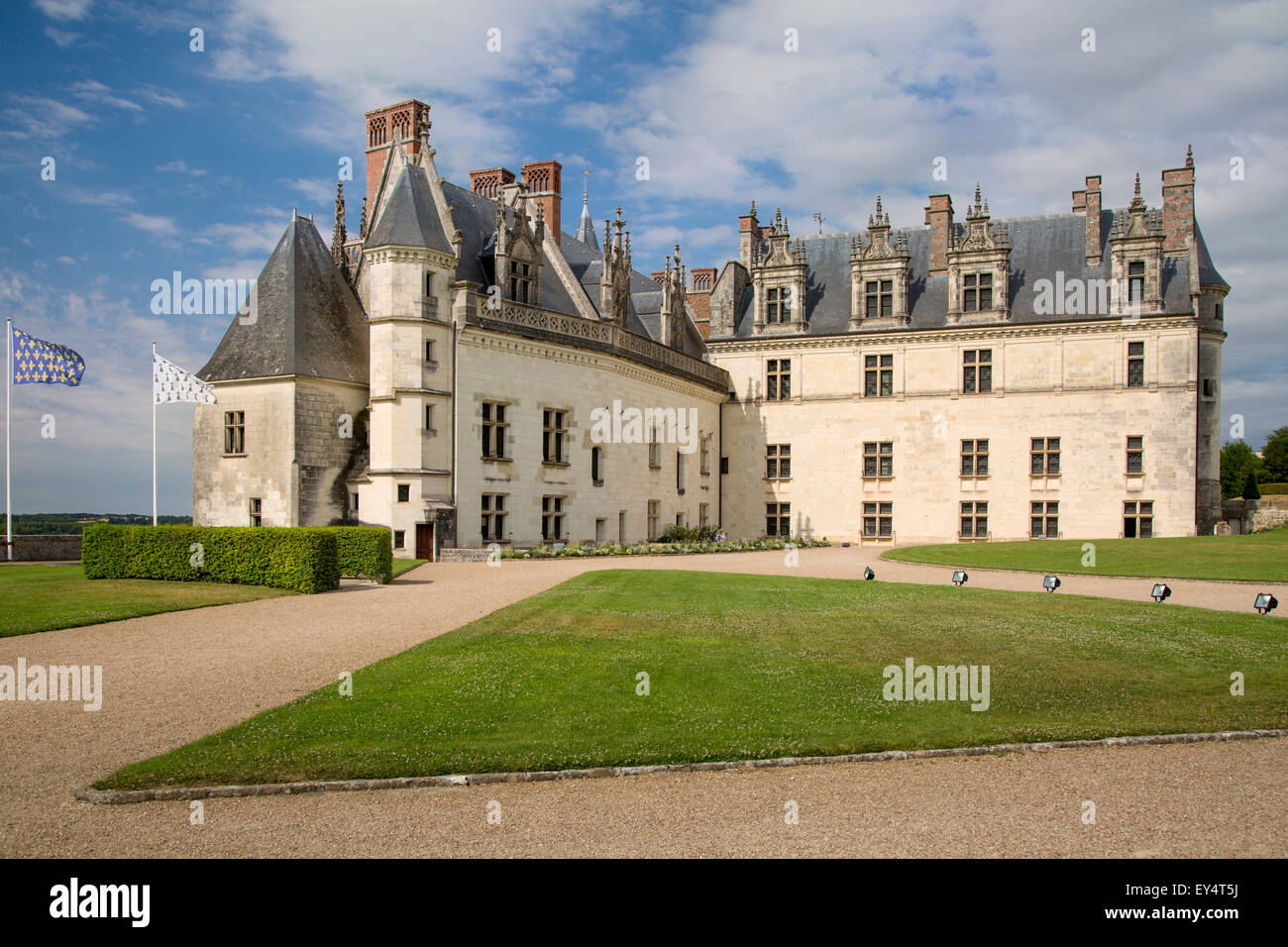 Chateau d ' Amboise, Amboise, Indre-et-Loire, Centre, Frankreich Stockfoto