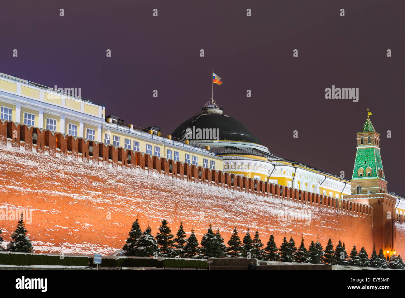 Roten Platz in Moskau. Der Platz ist als UNESCO-Weltkulturerbe eingetragen. Stockfoto