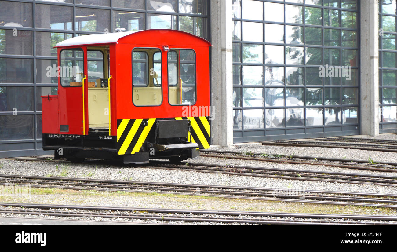 Bahnhof Vitznau, Luzern, Schweiz Stockfoto