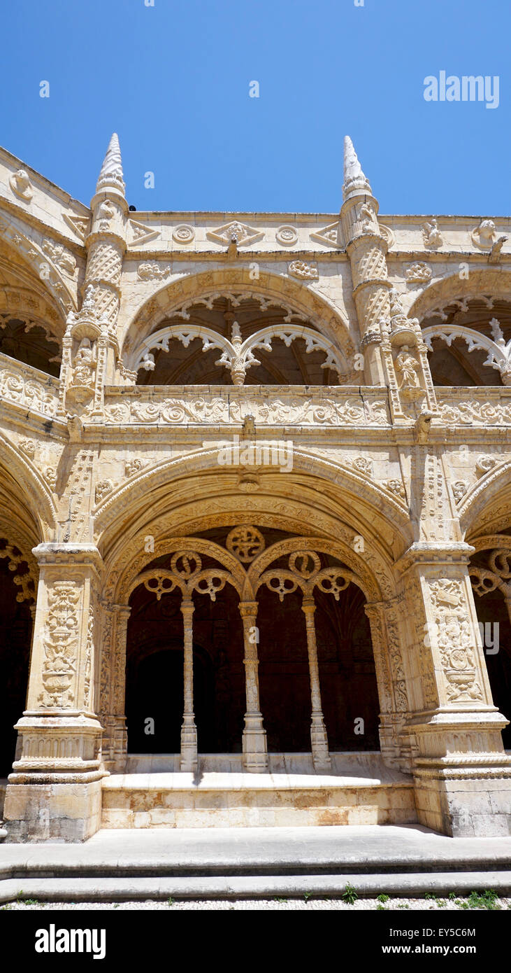 Hieronymus Innenarchitektur design Lissabon Portugal Stockfoto