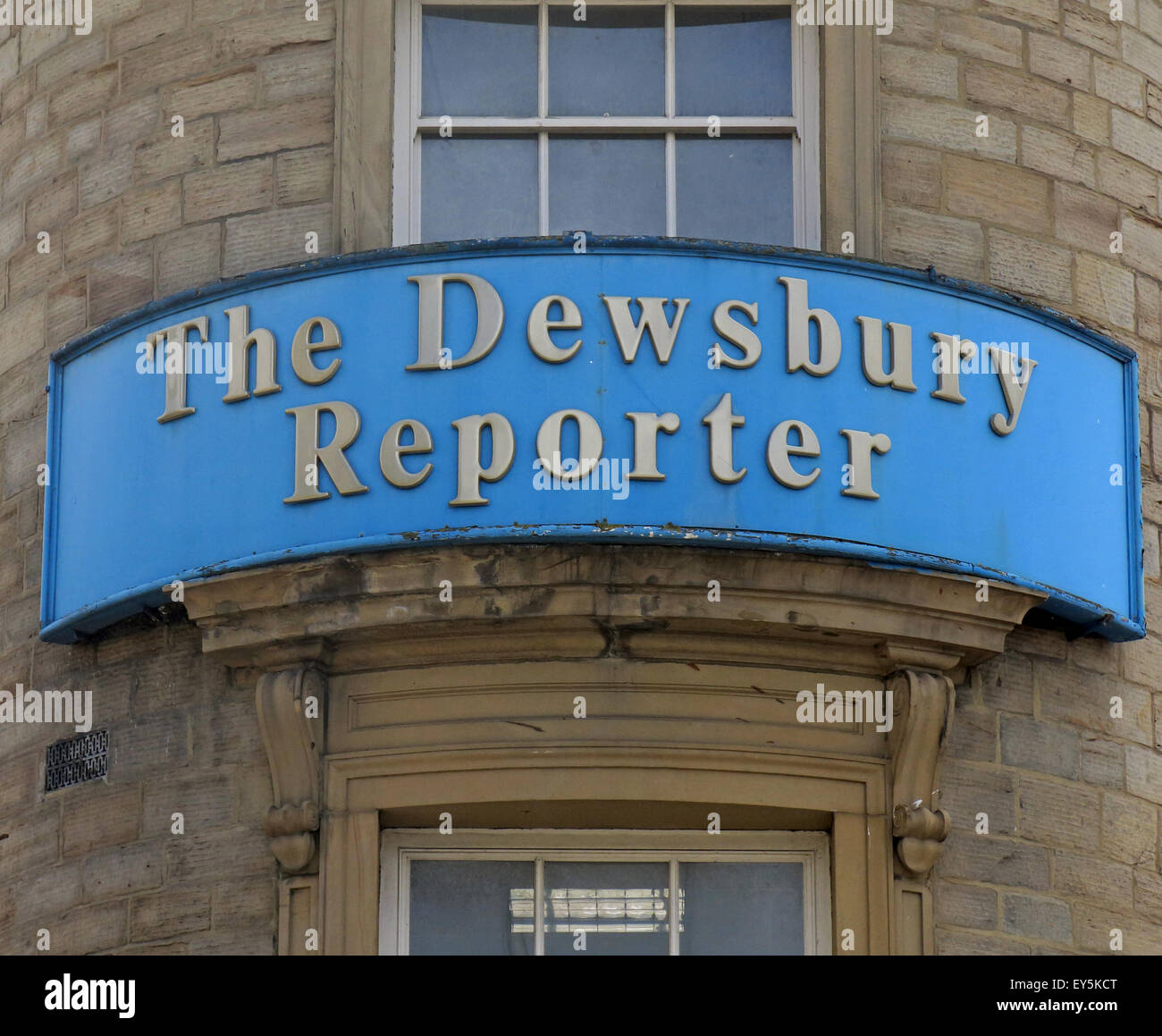 Dewsbury Reporter Büros, West Yorkshire, England, UK Stockfoto