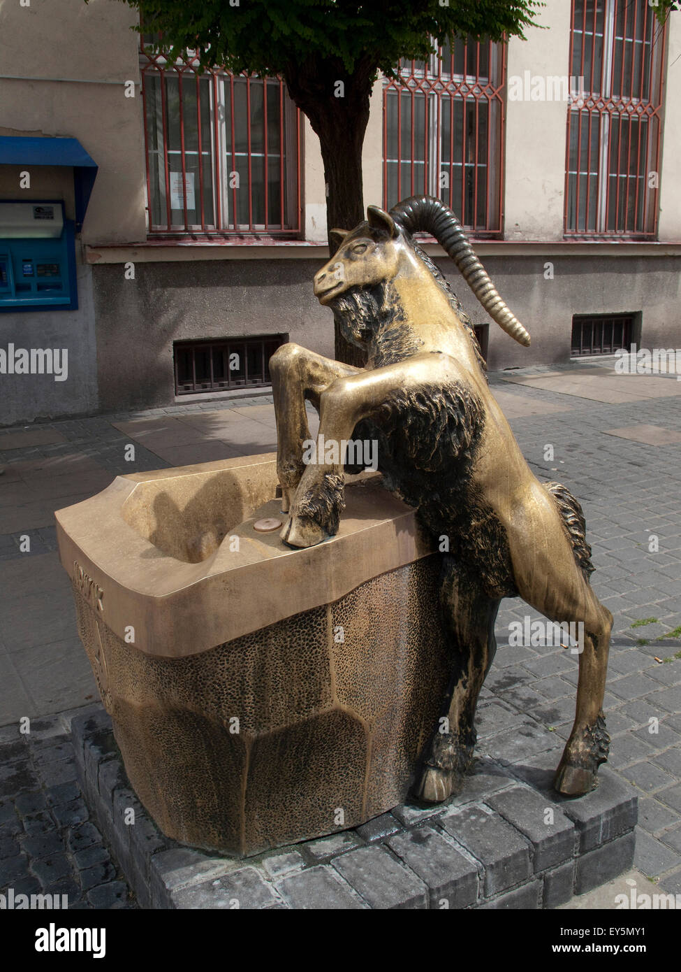 Ziege-Denkmal und Wahrzeichen von Lublin, Polen Stockfoto
