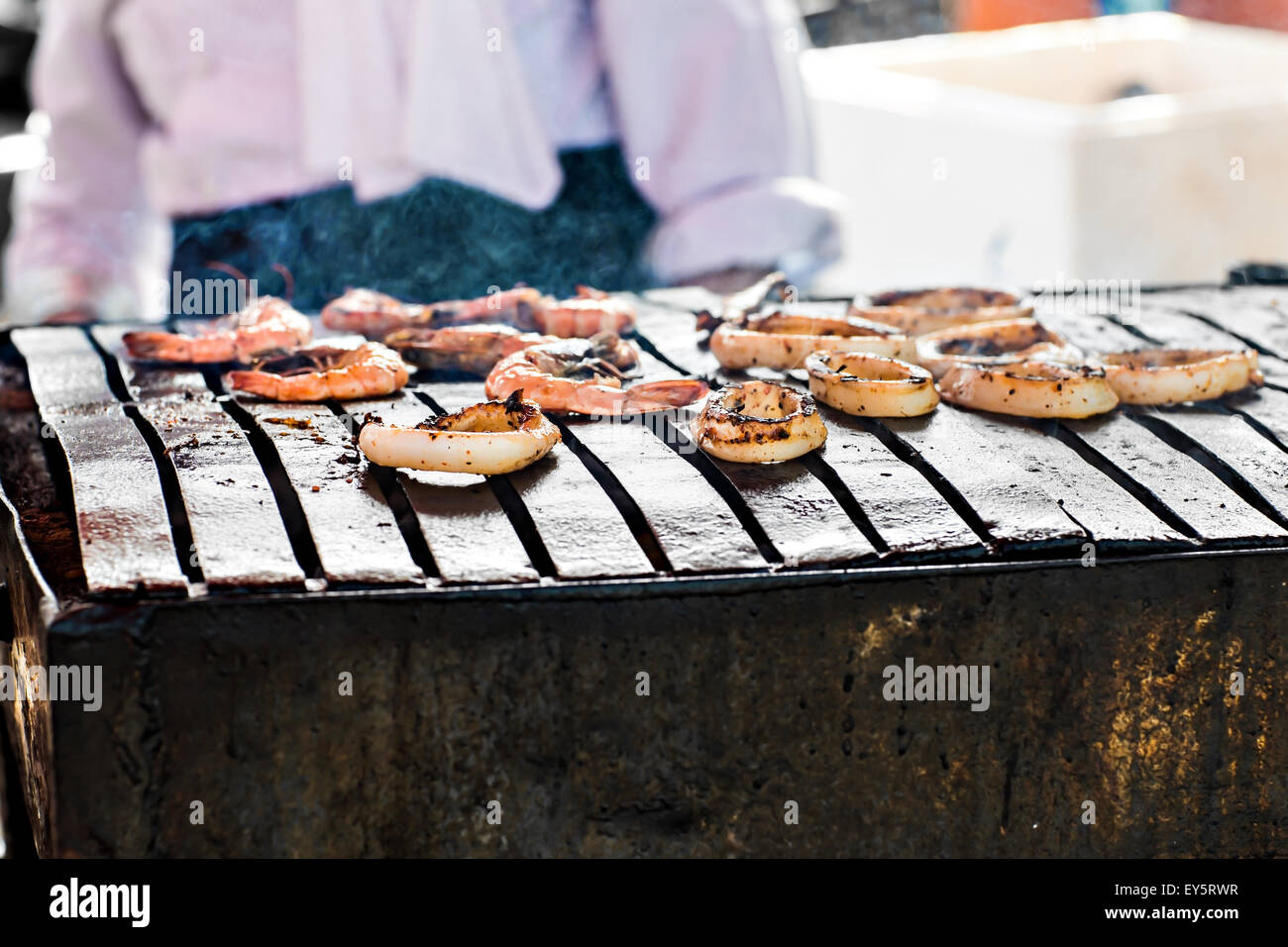 Speiselokal in Istanbul Stockfoto