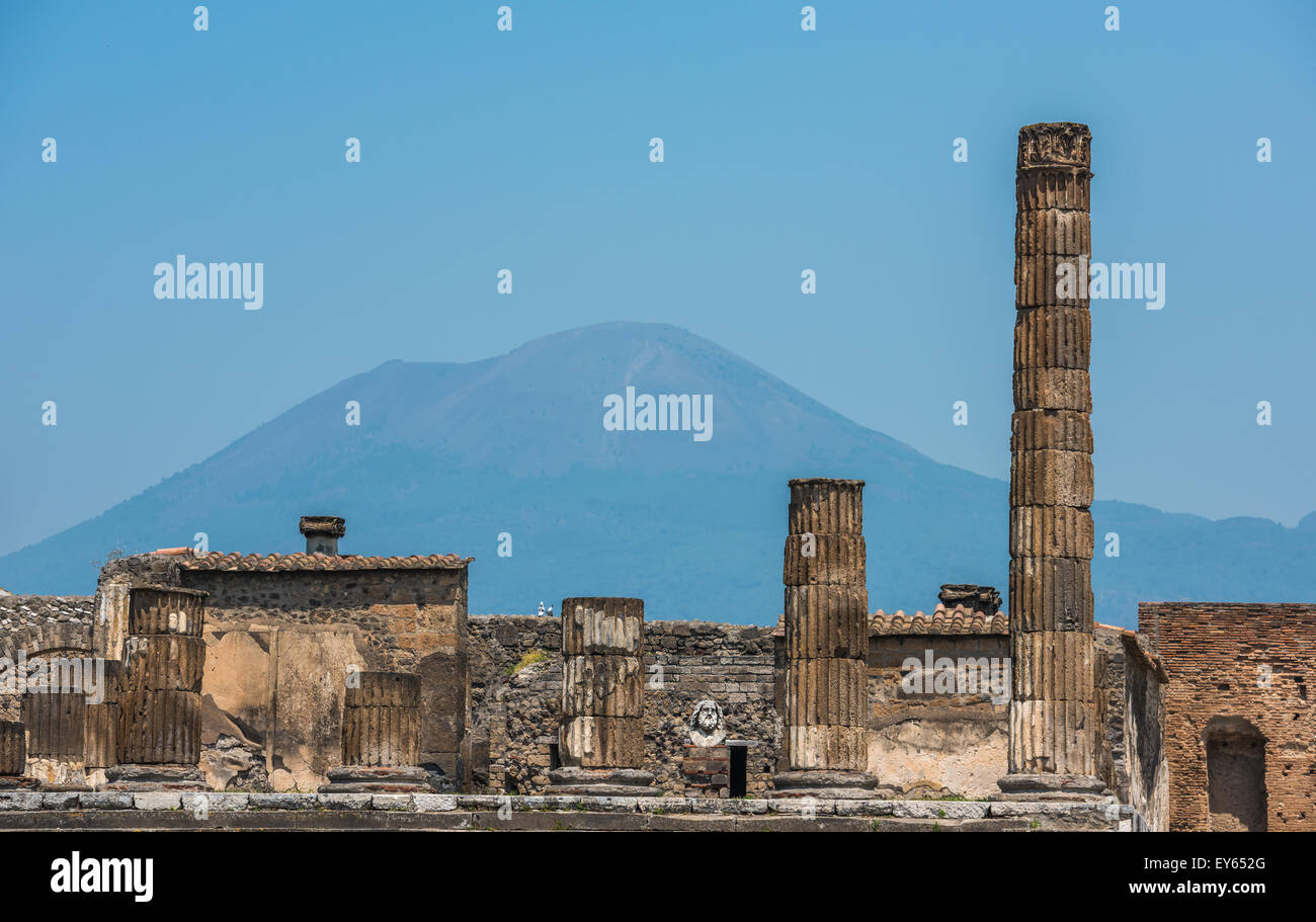 Ruinen des antiken Pompeji, Italien Stockfoto