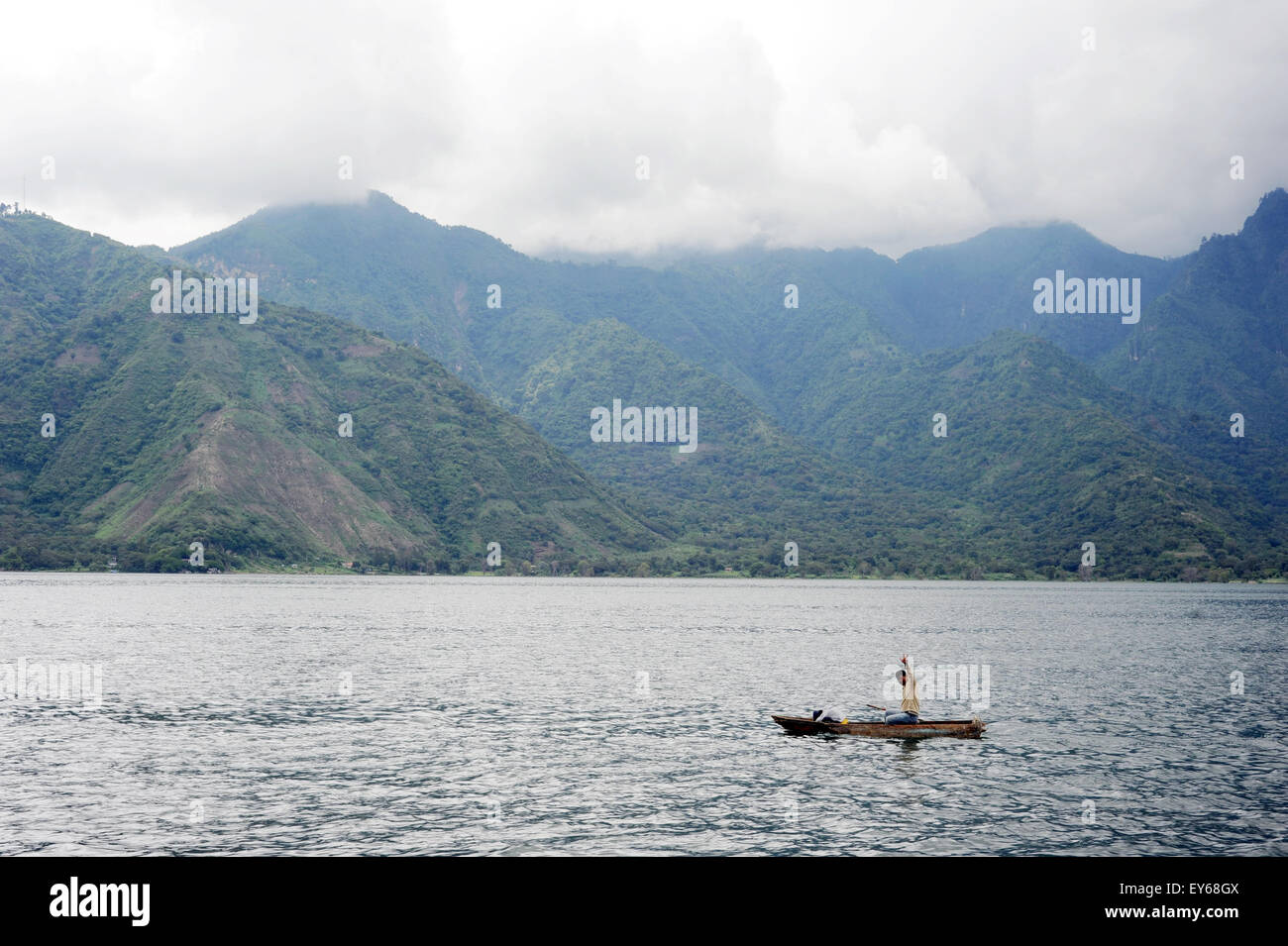 Atitlan See (Lago de Atitlan), Guatemala. Stockfoto Atitlan See (Lago de Atitlan), Guatemala. Stockfoto